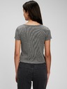 GAP Tricou cu dungi pentru adolescenți GAP