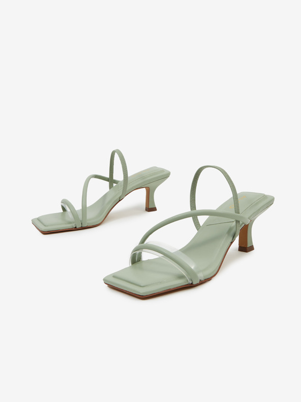 Aldo Papuci cu toc ALDO Zoebaen, verde deschis, pentru femei