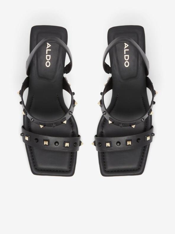 Aldo Sandale cu toc, negre, pentru femei ALDO Louella