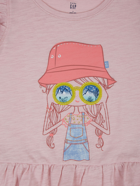 GAP Baby tricou cu imprimeu GAP