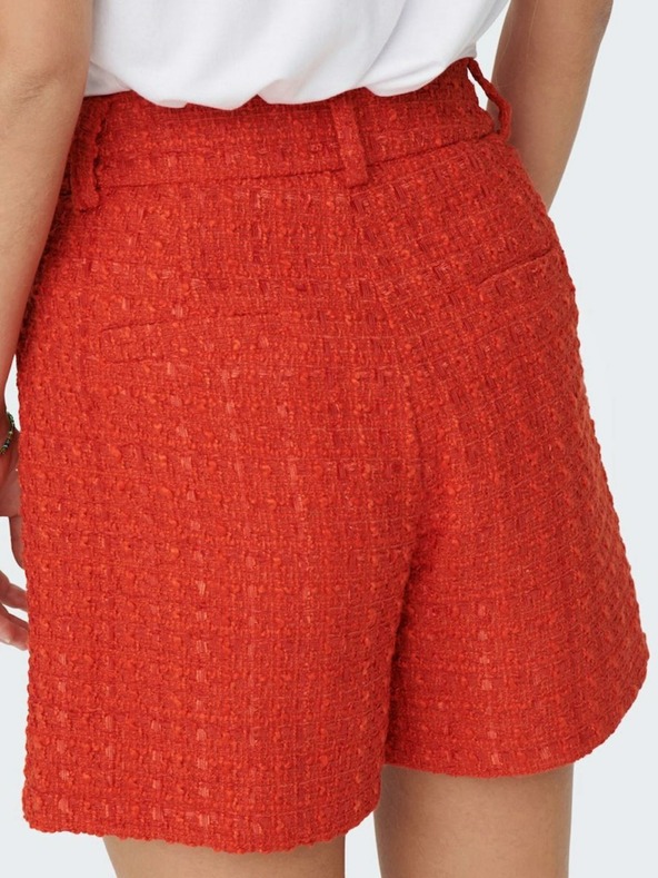 ONLY Pantaloni scurți roșii ONLY Kennedy