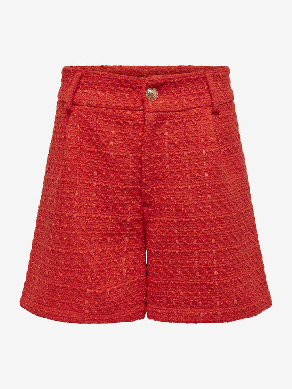 ONLY Pantaloni scurți roșii ONLY Kennedy