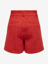 ONLY Pantaloni scurți roșii ONLY Kennedy