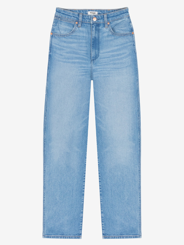 Wrangler Blugi cu croială dreaptă albastru deschis pentru femei Wrangler