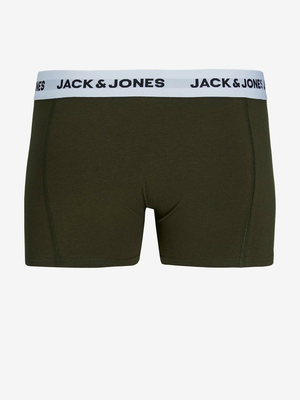 Jack & Jones Set de cinci boxeri Jack & Jones în kaki, albastru, gri și negru
