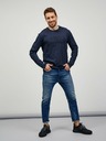 Sam 73 Tricou albastru închis cu mânecă lungă pentru bărbați SAM 73 Mindart