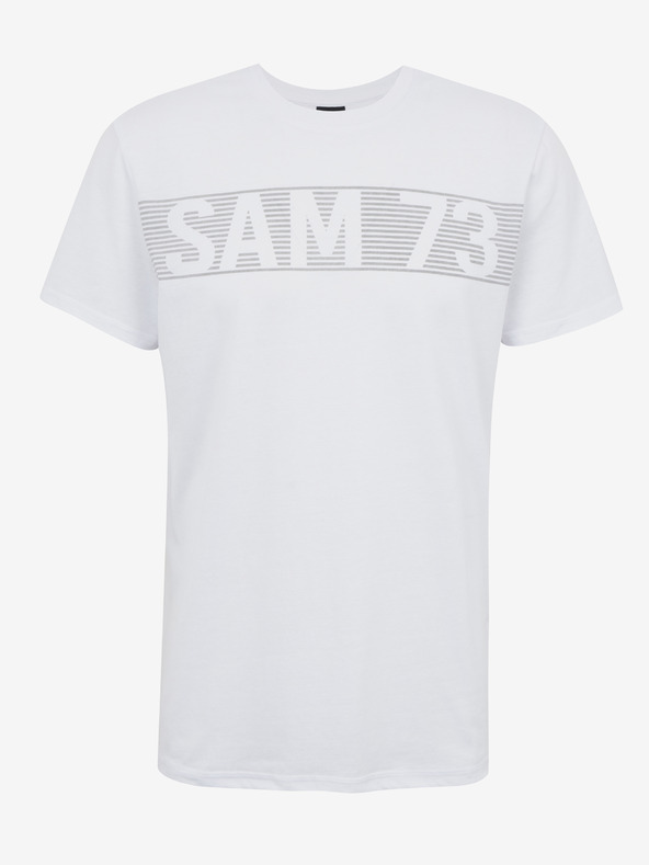 Sam 73 Tricou alb pentru bărbați SAM 73 Barry