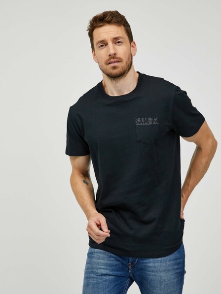 Sam 73 Tricou negru pentru bărbați SAM 73 Quarip