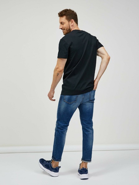 Sam 73 Tricou negru pentru bărbați SAM 73 Quarip