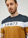 Sam 73 Tricou bărbătesc gri-maroniu SAM 73 Kavix