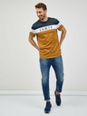 Sam 73 Tricou bărbătesc gri-maroniu SAM 73 Kavix