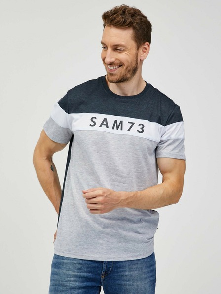 Sam 73 Tricou bărbătesc gri SAM 73 Kavix