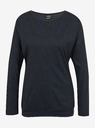 Sam 73 Tricou de bază negru cu mânecă lungă pentru femei SAM 73 Azuka