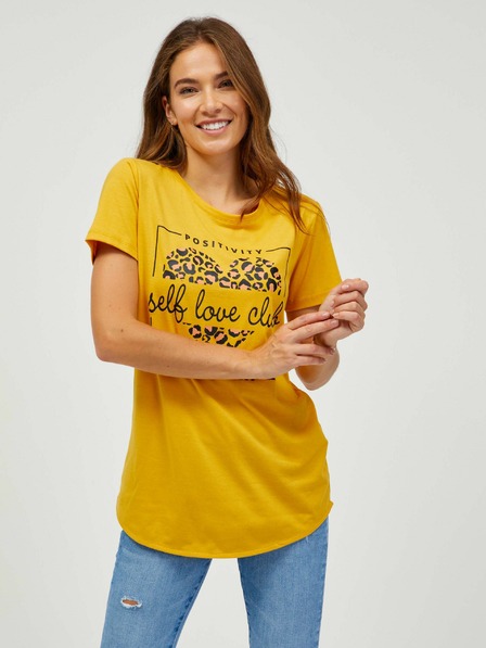 Sam 73 Tricou muștar pentru femei SAM 73 Inathi