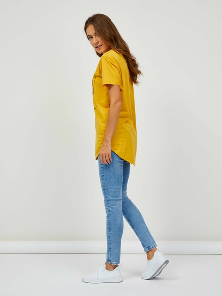 Sam 73 Tricou muștar pentru femei SAM 73 Inathi