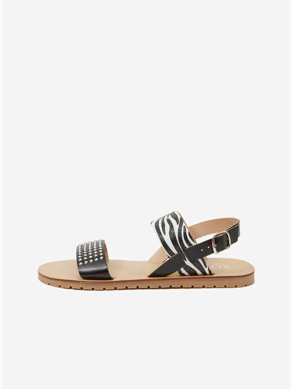 Replay Sandale cu model pentru fete negre Replay