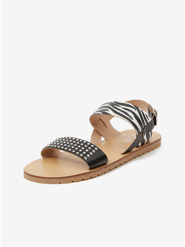 Replay Sandale cu model pentru fete negre Replay