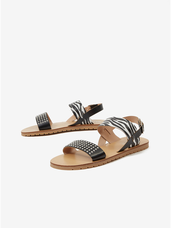 Replay Sandale cu model pentru fete negre Replay
