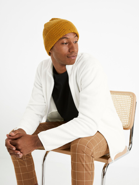 Celio Hanorac fleece alb pentru bărbați Celio Cepolaire