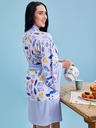 ZOOT.collab Halat de baie floral albastru pentru femei de la BESKY by ZOOT Collection