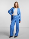 Pieces Pantaloni cu picior larg pentru femei, albastru Pieces Thelma