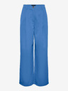 Pieces Pantaloni cu picior larg pentru femei, albastru Pieces Thelma