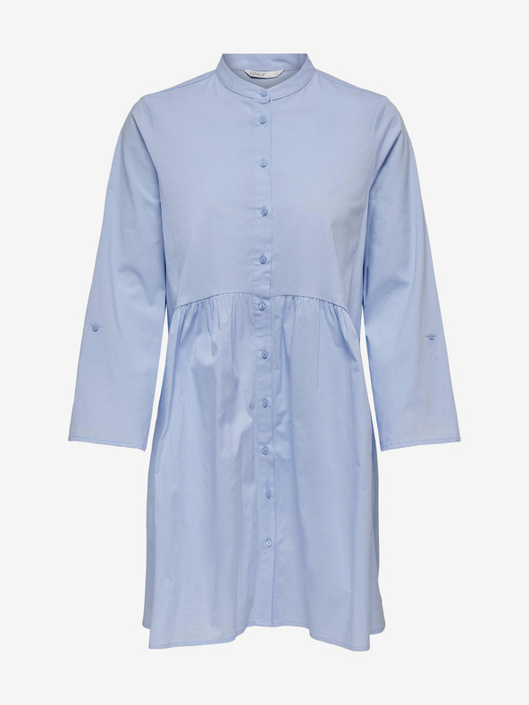 ONLY Rochie cămașă albastru deschis pentru femei ONLY Ditte