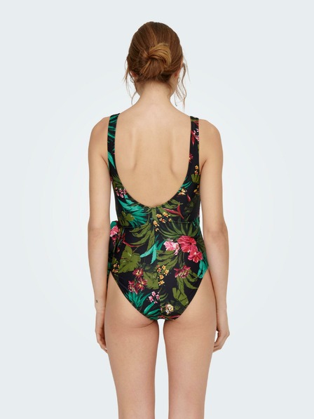 ONLY Costum de baie dintr-o singură piesă pentru femei, negru, cu model ONLY Julie