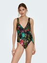 ONLY Costum de baie dintr-o singură piesă pentru femei, negru, cu model ONLY Julie