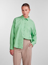 Pieces Tricou verde deschis pentru femei Pieces Tanne