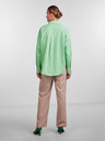 Pieces Tricou verde deschis pentru femei Pieces Tanne