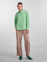 Pieces Tricou verde deschis pentru femei Pieces Tanne