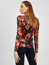 Orsay Bluză cu model floral roșu-negru de damă ORSAY
