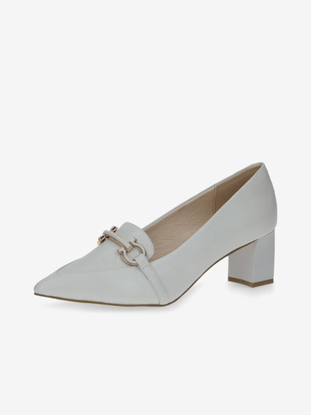 Caprice Pantofi de damă din piele Caprice gri deschis