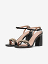 ONLY Sandale negre cu toc pentru femei ONLY Alyx