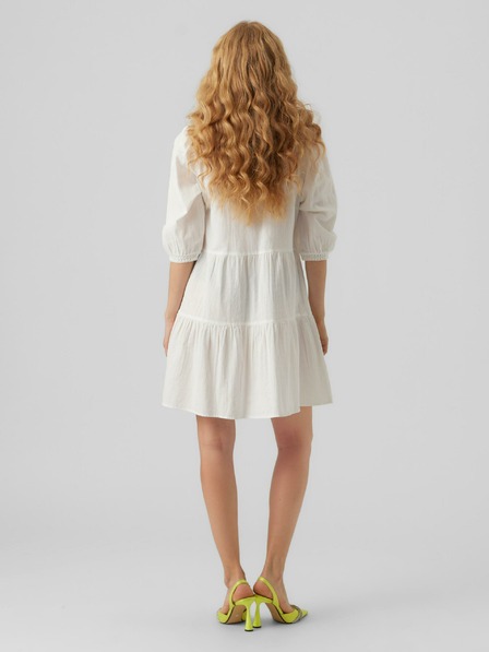 Vero Moda Rochie albă VERO MODA Pretty pentru femei