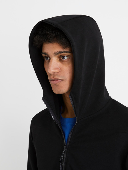 Celio Jachetă cu glugă și fermoar Celio Denewyoke neagră pentru bărbați