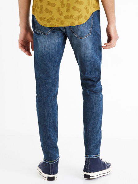 Celio Blugi slim fit albaștri pentru bărbați Celio C25 Doclean