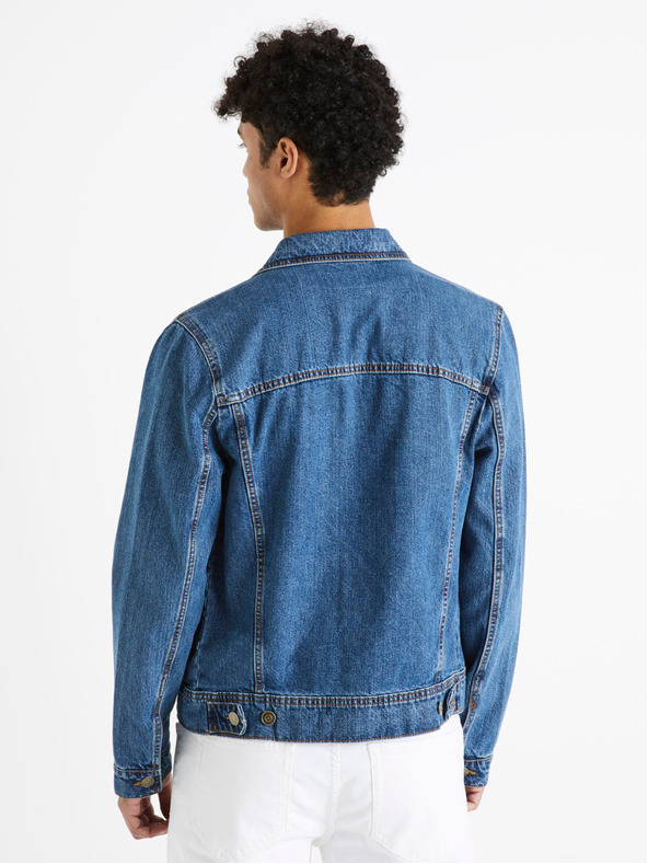Celio Jachetă din denim albastru pentru bărbați Celio Dudens