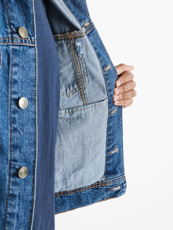 Celio Jachetă din denim albastru pentru bărbați Celio Dudens