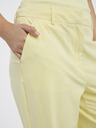 Vero Moda Pantaloni pentru femei VERO MODA Zelda galben deschis