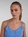 Pieces Top albastru pentru femei Pieces Nukisa