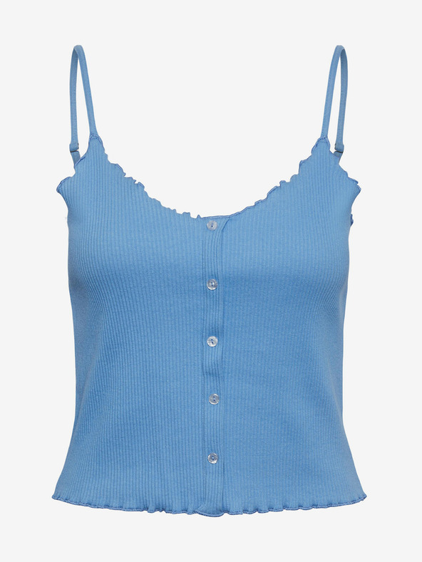 Pieces Top albastru pentru femei Pieces Nukisa