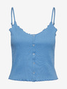 Pieces Top albastru pentru femei Pieces Nukisa