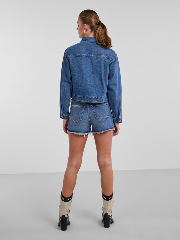 Pieces Blue Jachetă din denim pentru femei Pieces Tessie