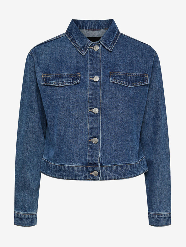 Pieces Blue Jachetă din denim pentru femei Pieces Tessie