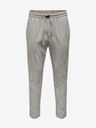 ONLY & SONS Pantaloni bărbătești gri deschis cu dungi și lenjerie ONLY & SONS Linus