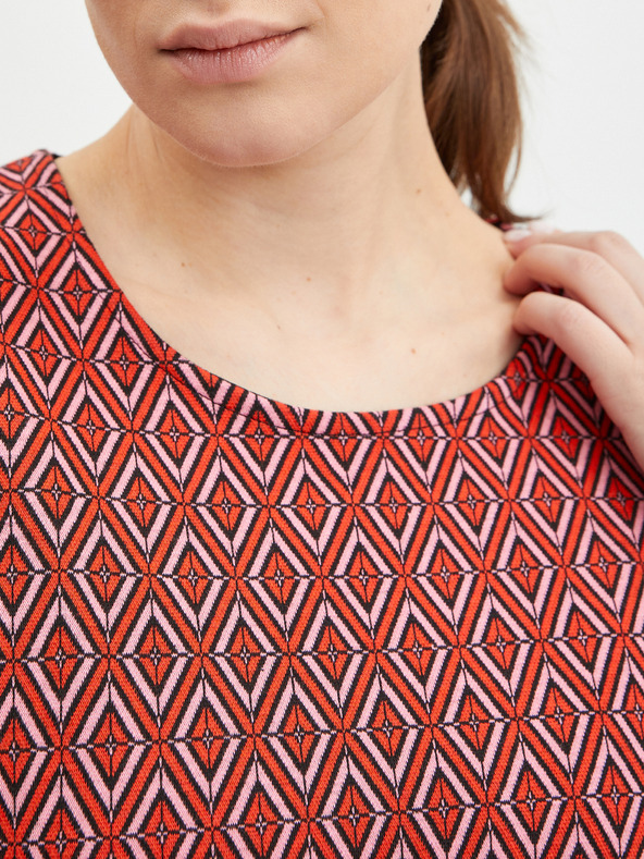 Orsay Bluză roșu de damă cu model ORSAY