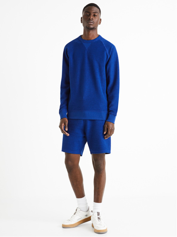 Celio Sweatshirt albastru pentru bărbați Celio Dereverse