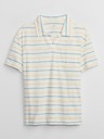 GAP Tricou polo în dungi pentru copii GAP